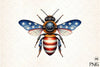 Patriotic Bee Independence Day American Clipart Bundle