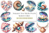 Summer Sea Shells & Pearls Clipart Bundle
