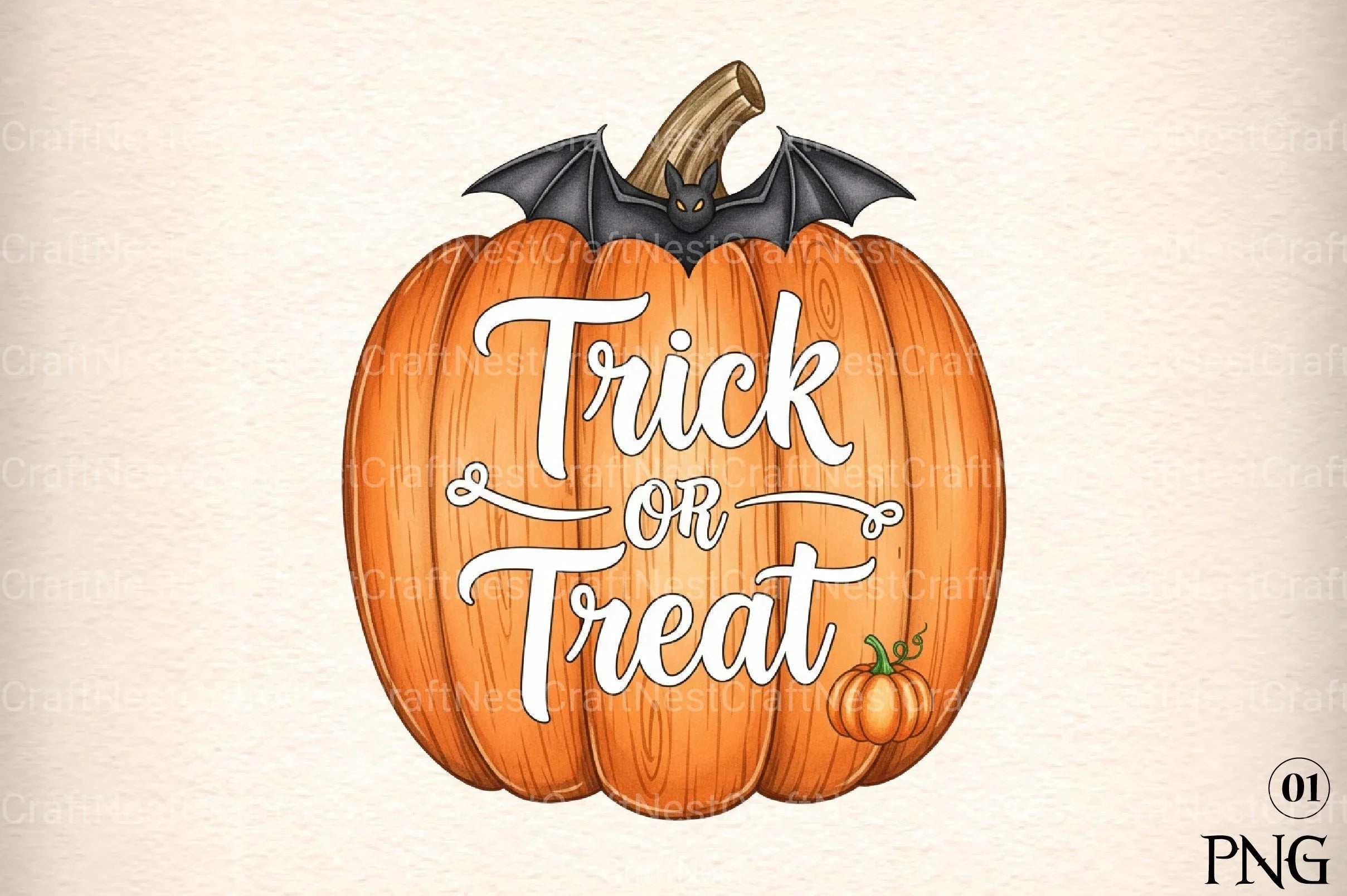 Pumpkin Trick or Treat Clipart Bundle - CraftNest - Digital Crafting and Art