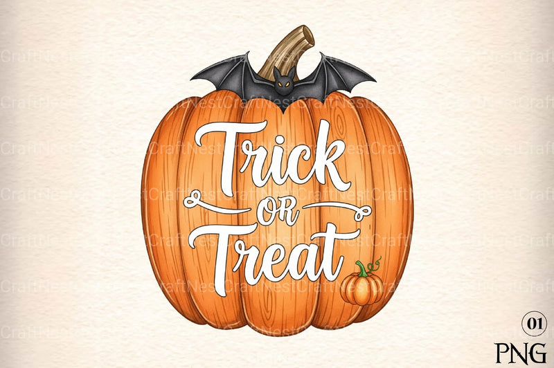 Pumpkin Trick or Treat Clipart Bundle - CraftNest - Digital Crafting and Art