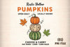 Autumn Farmhouse Pumpkin Sign Clipart Bundle