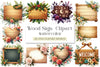 Wood Sign Clipart Bundle
