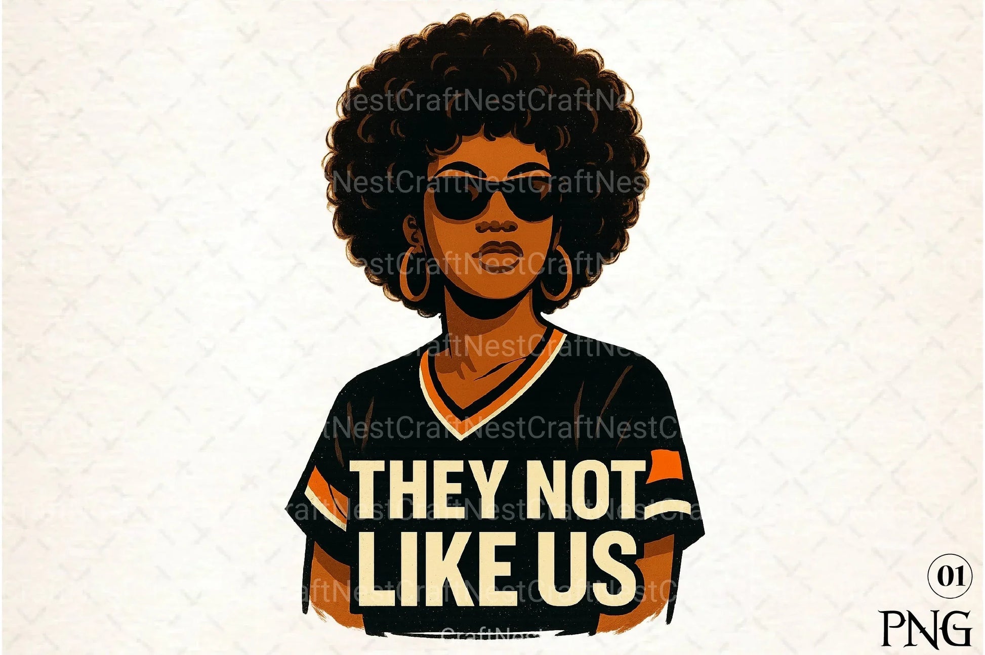 They Not Like Us: Black Women Clipart Bundle - CraftNest - Digital Crafting and Art