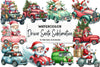Driver Santa Clipart Bundle
