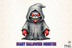 Scary Halloween Monster Clipart Bundle - CraftNest - Digital Crafting and Art