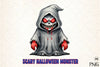 Scary Halloween Monster Clipart Bundle