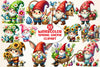 Spring Gnome Clipart Bundle