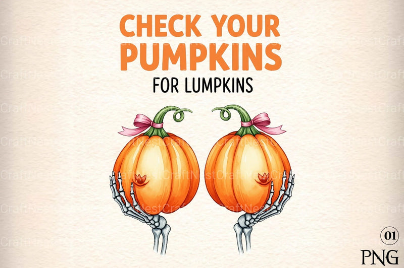 Halloween Breast Cancer Clipart Bundle 6 - CraftNest - Digital Crafting and Art