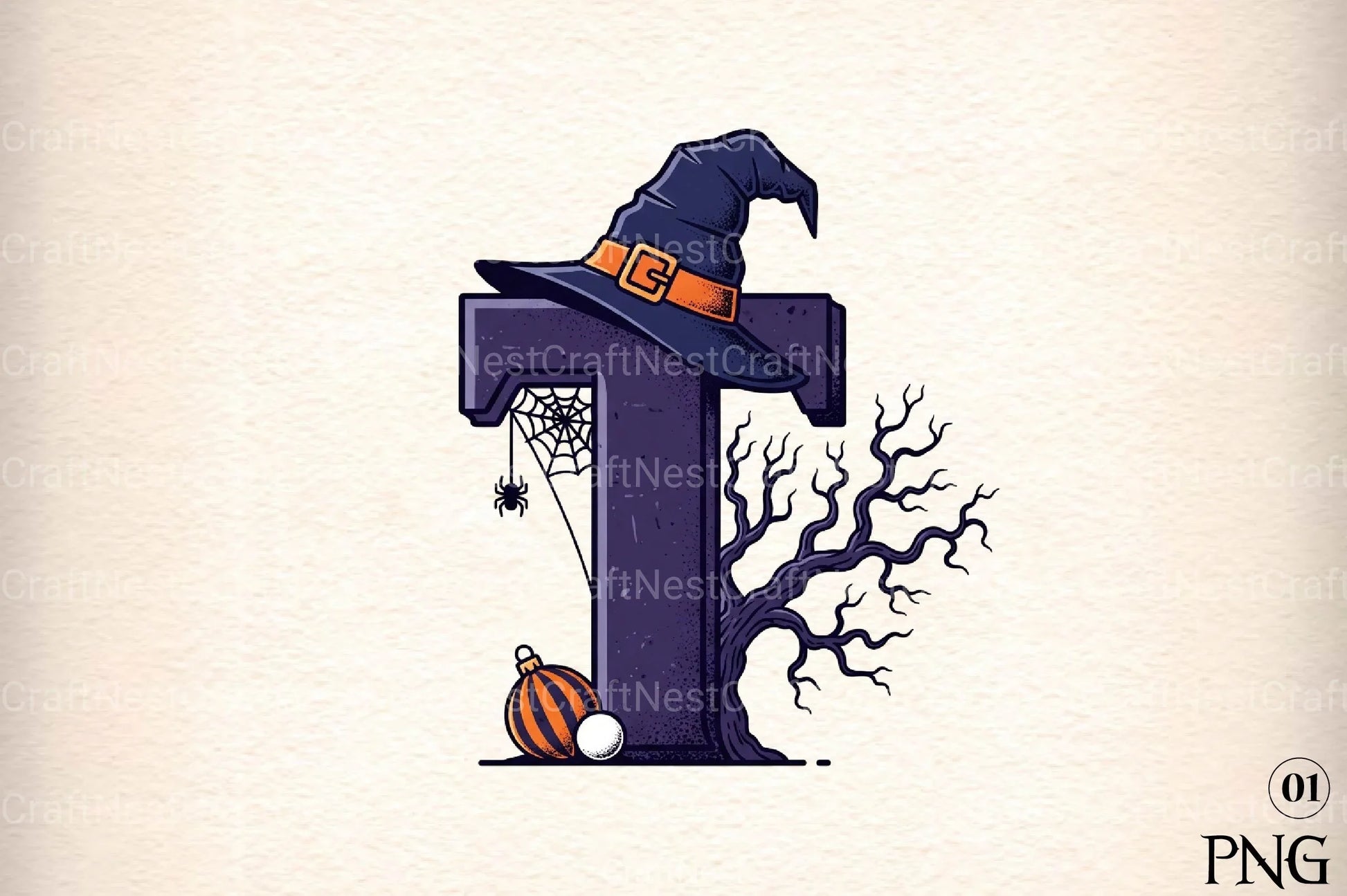 Halloween Alphabet Clipart Bundle 22 - CraftNest - Digital Crafting and Art