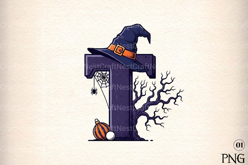 Halloween Alphabet Clipart Bundle 22 - CraftNest - Digital Crafting and Art