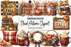 Plaid Autumn Clipart Bundle