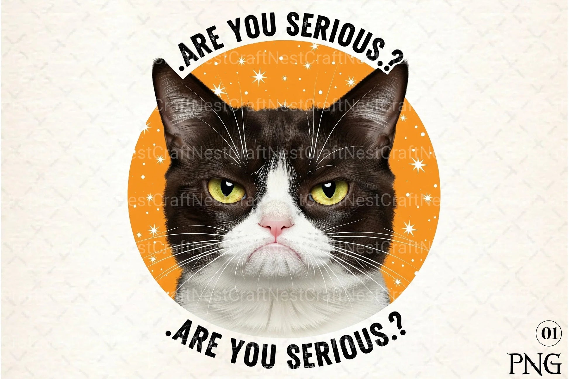 Funny Cat Quotes Clipart Bundle 3 - CraftNest - Digital Crafting and Art