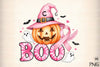 Halloween Breast Cancer Awareness Clipart Bundle