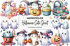 Halloween Cute Ghost Clipart Bundle