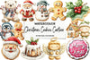 Christmas Cookies Cartoon Clipart Bundle
