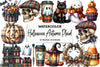 Halloween Autumn Plaid Clipart Bundle