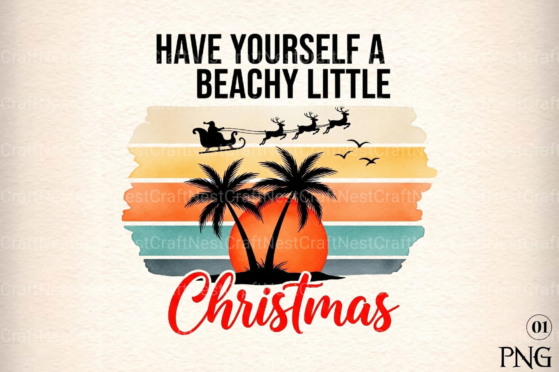 Christmas in July Funny Clipart Bundle 5 - CraftNest - Digital Crafting and Art