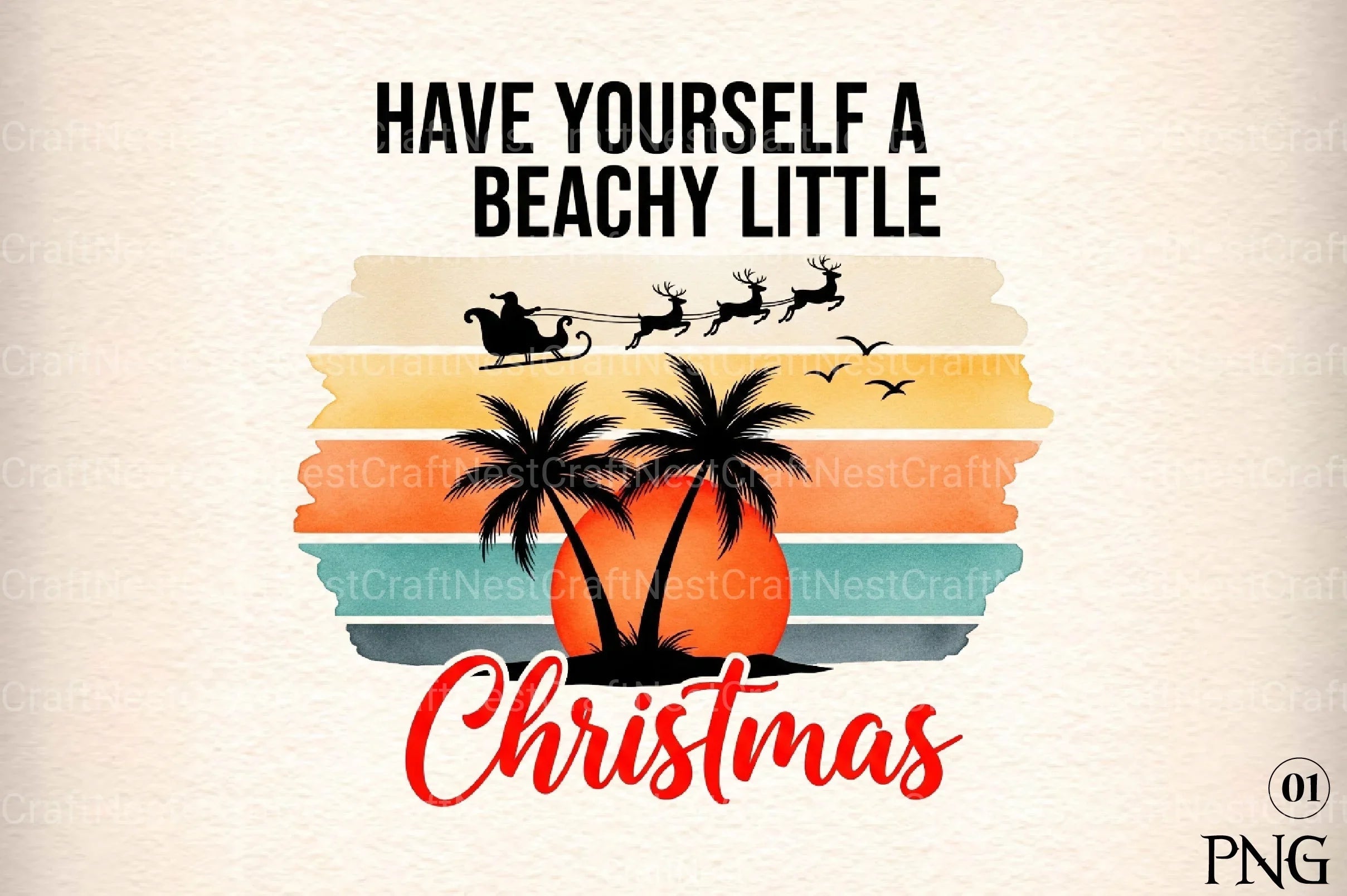Christmas in July Funny Clipart Bundle 5 - CraftNest - Digital Crafting and Art
