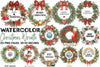 Christmas Wreath Clipart Bundle