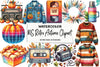 80s Retro Autumn Clipart Bundle