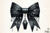 Halloween Coquette Bow Clipart Bundle