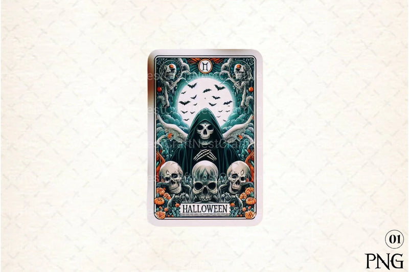 Halloween Tarot Card Clipart Bundle 99 - CraftNest - Digital Crafting and Art