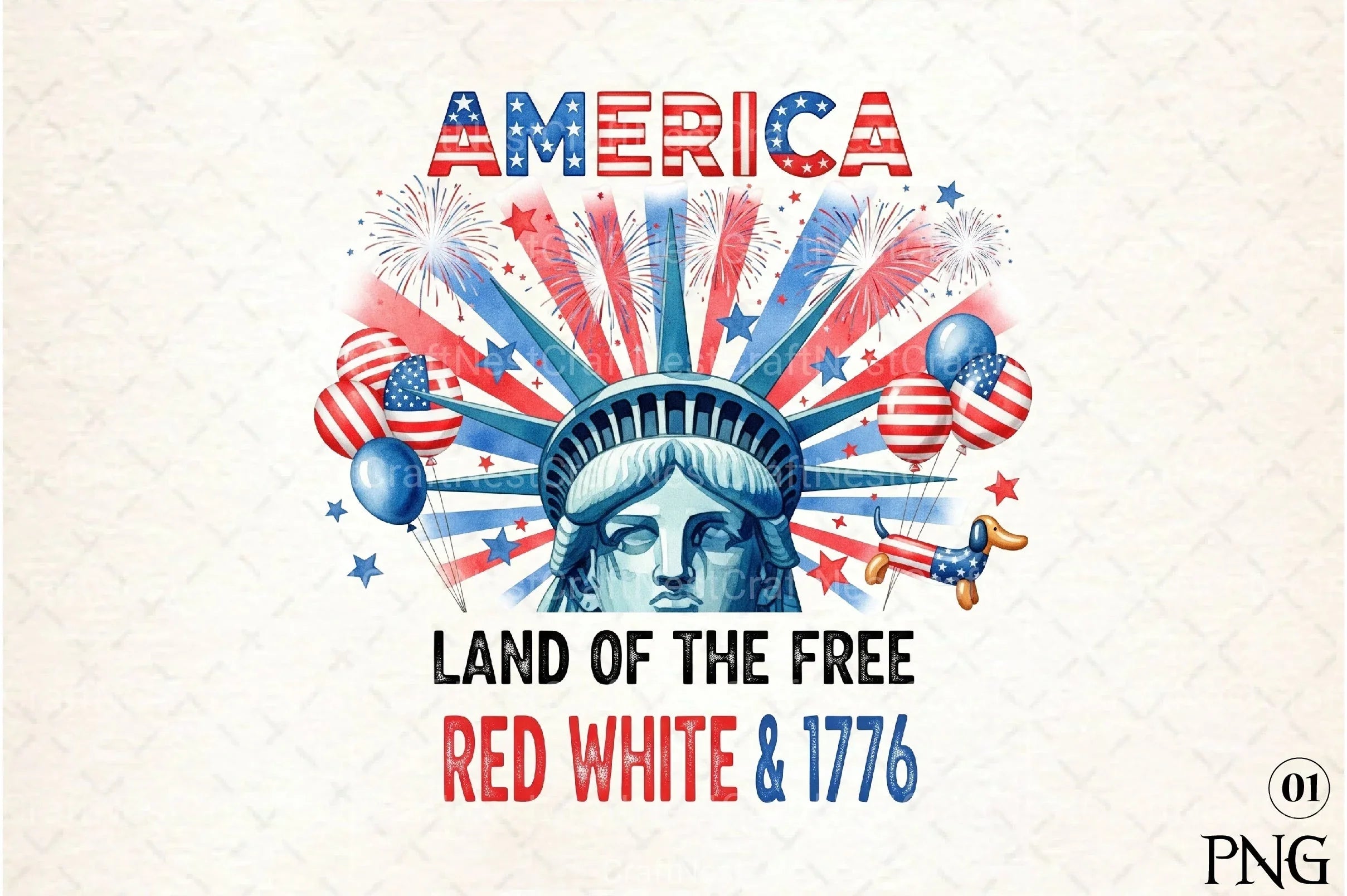 Funny 4th of July Clipart Bundle 66 - CraftNest - Digital Crafting and Art