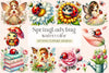 Spring Ladybug Clipart Bundle