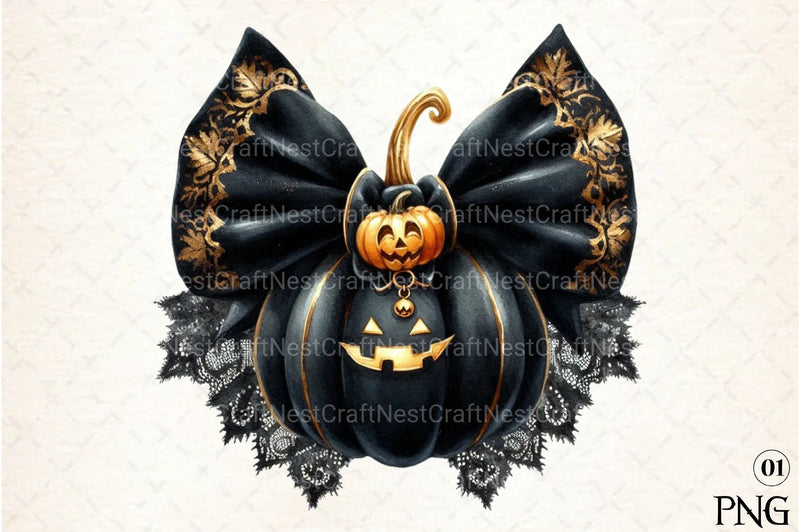 Elegant Halloween Clipart Bundle 6 - CraftNest - Digital Crafting and Art