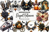 Elegant Halloween Clipart Bundle