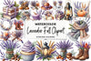 Lavender Fall Clipart Bundle