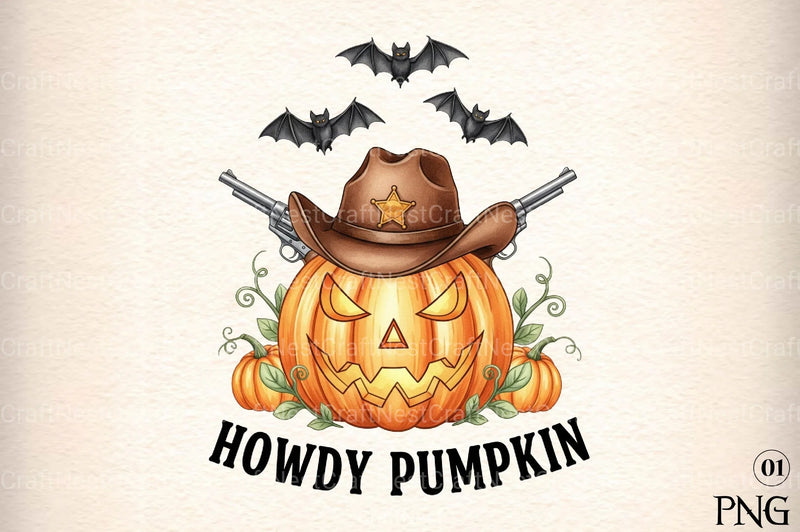 Western Halloween Quotes Clipart Bundle 11 - CraftNest - Digital Crafting and Art