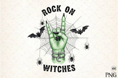 Rock On Witches Clipart Bundle - CraftNest - Digital Crafting and Art