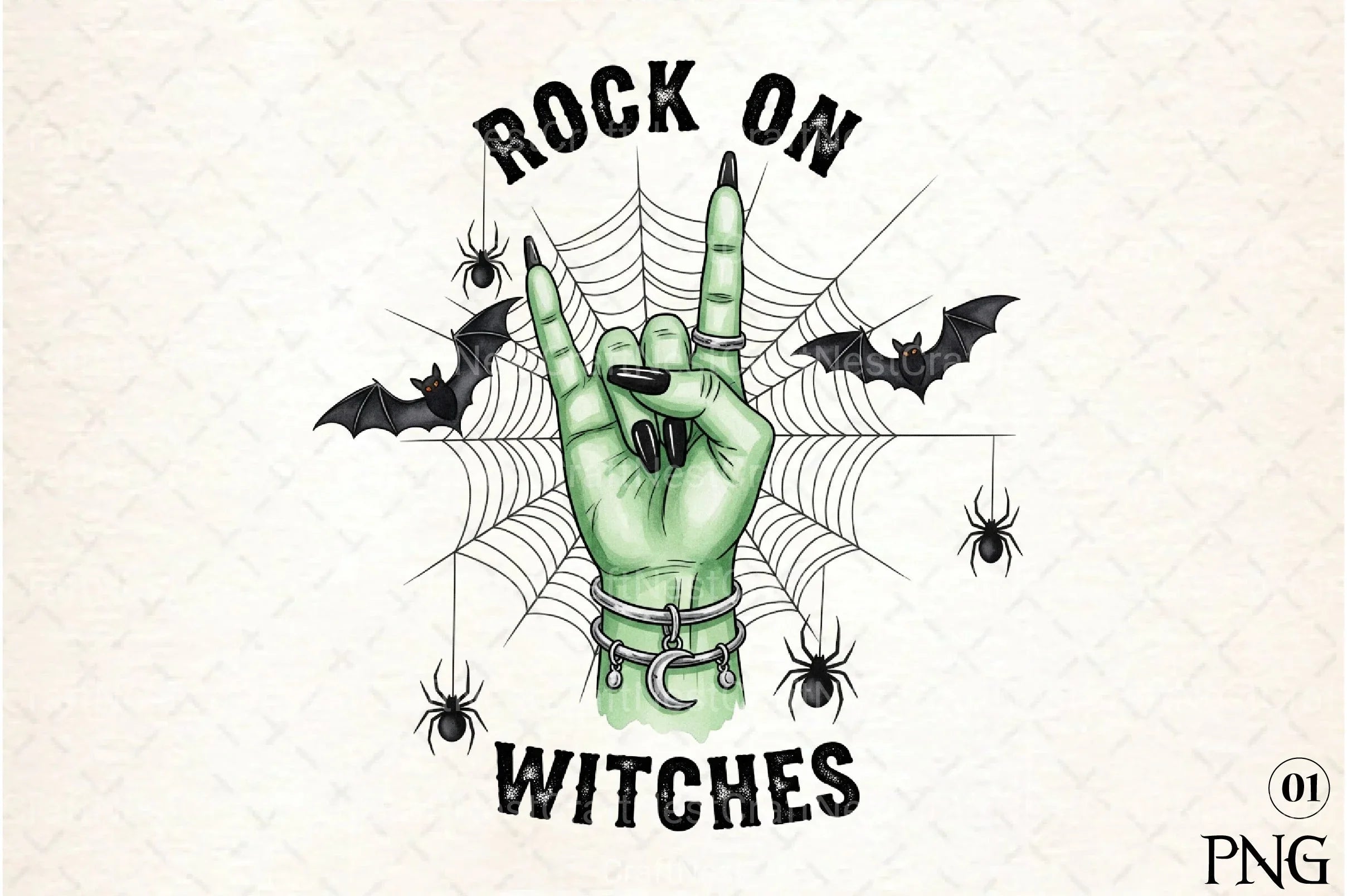 Rock On Witches Clipart Bundle - CraftNest - Digital Crafting and Art