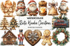 Rustic Wooden Christmas Clipart Bundle