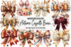Autumn Coquette Bows Clipart Bundle