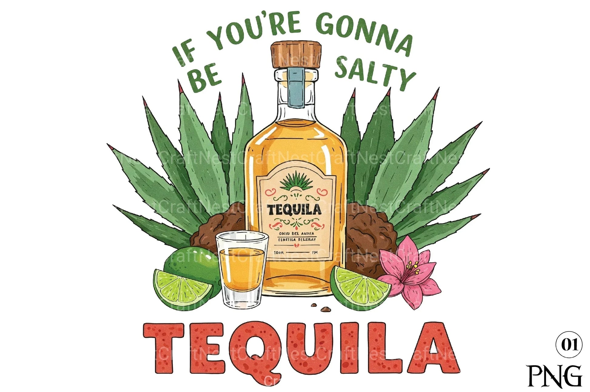 Funny Summer Salty Clipart Bundle - CraftNest - Digital Crafting and Art