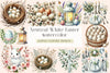 Neutral White Easter Clipart Bundle