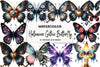 Halloween Gothic Butterfly Clipart Bundle
