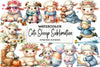 Cute Sheep Clipart Bundle