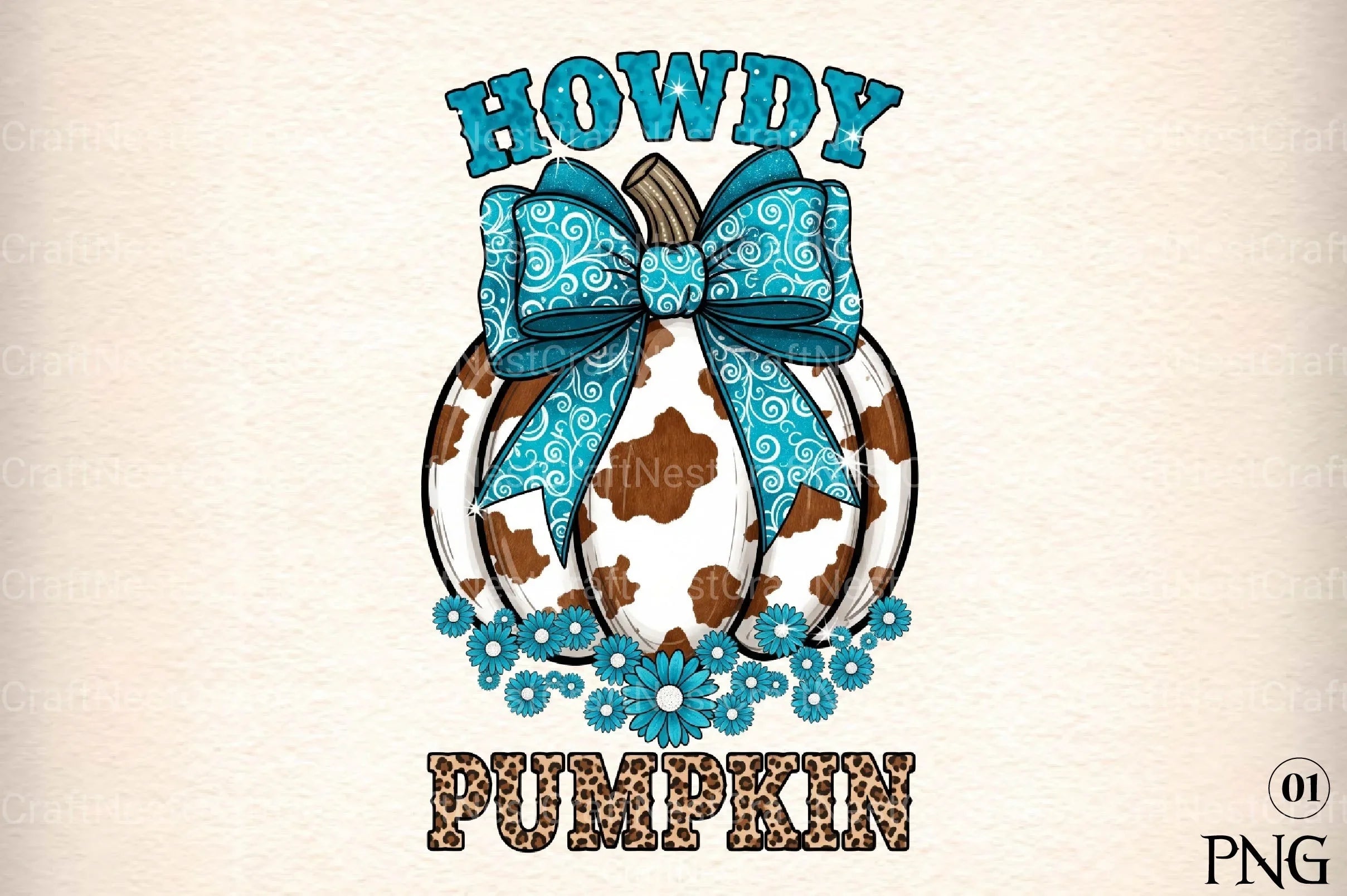 Western Pumpkin Graphic Clipart Bundle - CraftNest - Digital Crafting and Art