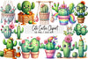Cute Cactus Clipart Bundle