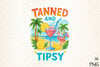 Tanned Tipsy Summer Clipart Bundle