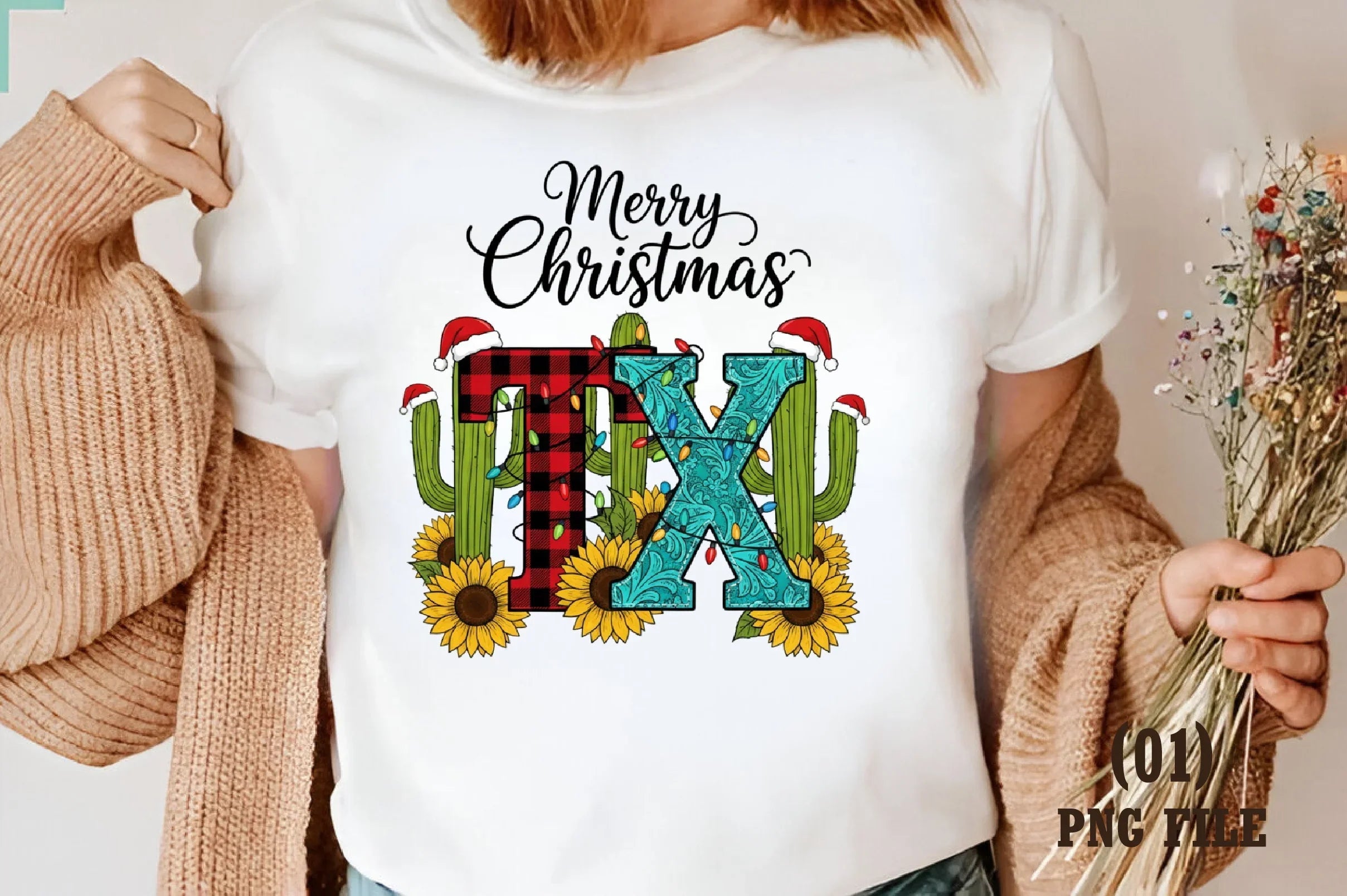 Merry Christmas Texas Clipart Bundle - CraftNest - Digital Crafting and Art