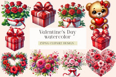Valentine's Day Clipart Bundle - CraftNest - Digital Crafting and Art