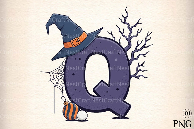 Halloween Alphabet Clipart Bundle 92 - CraftNest - Digital Crafting and Art