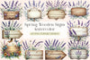 Spring Wooden Signs Clipart Bundle