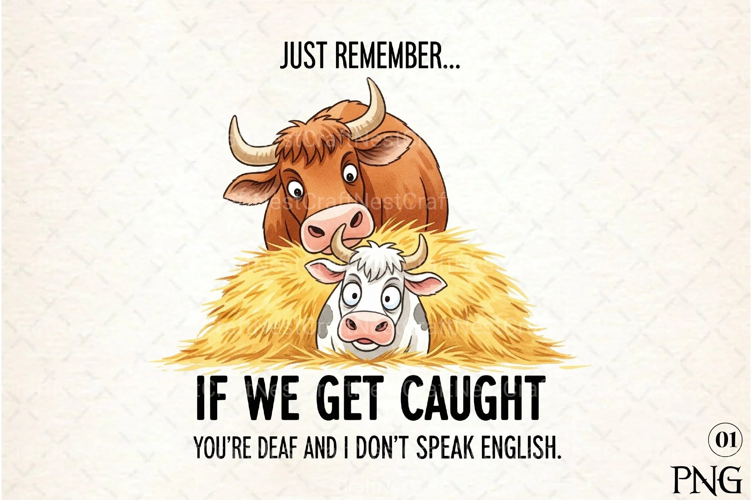 Funny Farm Animal Quotes Clipart Bundle13 - CraftNest - Digital Crafting and Art