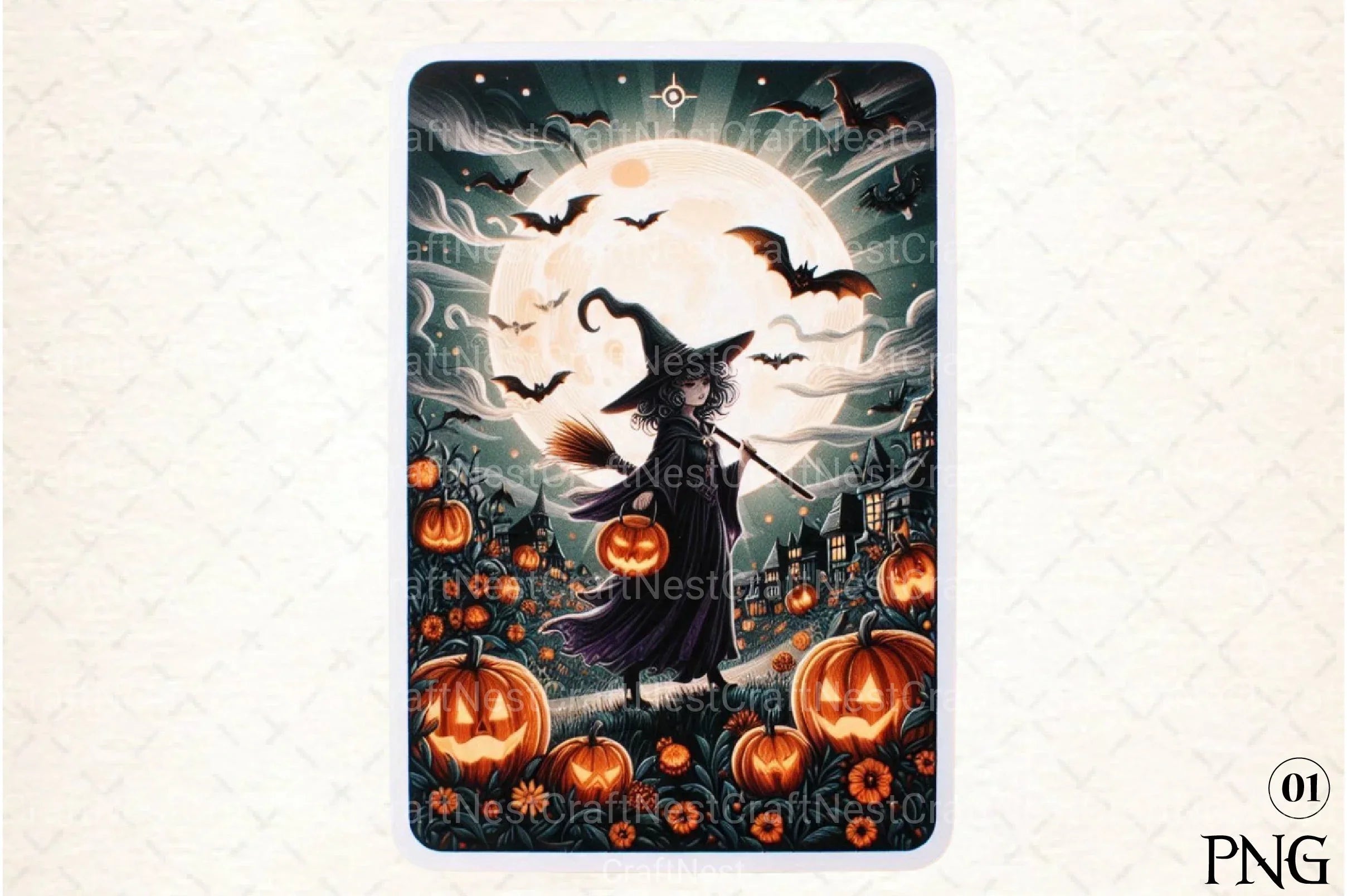 Halloween Tarot Card Clipart Bundle 37 - CraftNest - Digital Crafting and Art