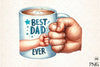 Kids Father’s Day Fist Bump Clipart Bundle